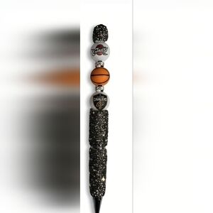 Cavaliers Basketball Beaded Bling Glitter Pen